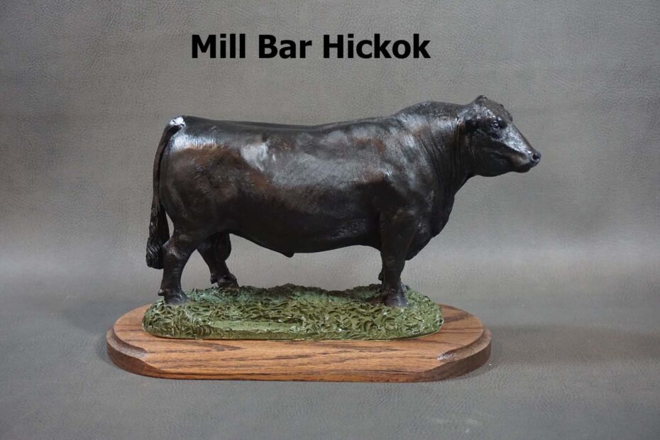 Angus cow bull, black bull Figurine, livestock awards
